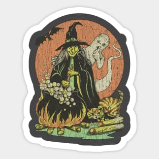 Witch's Boo 1963 Sticker